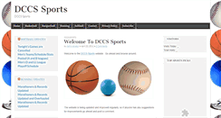 Desktop Screenshot of dccssports.com